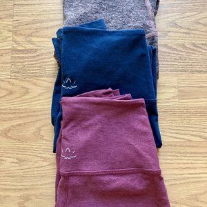 Lot of 3 Beyond Yoga Caught in the Midi Leggings XS